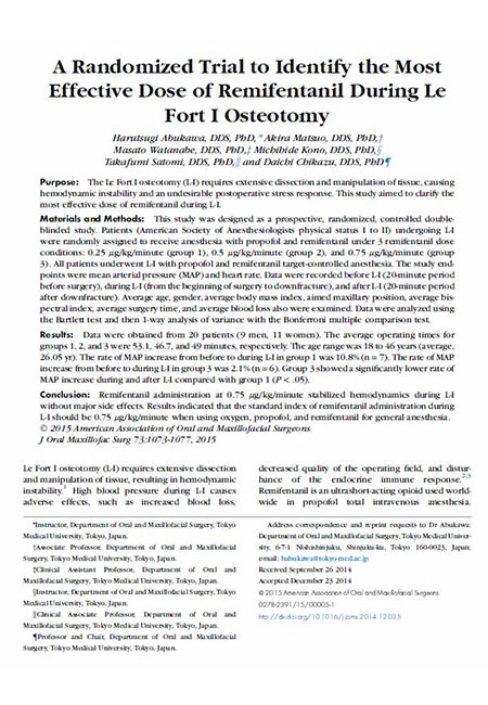 Evidence-based perioperative care